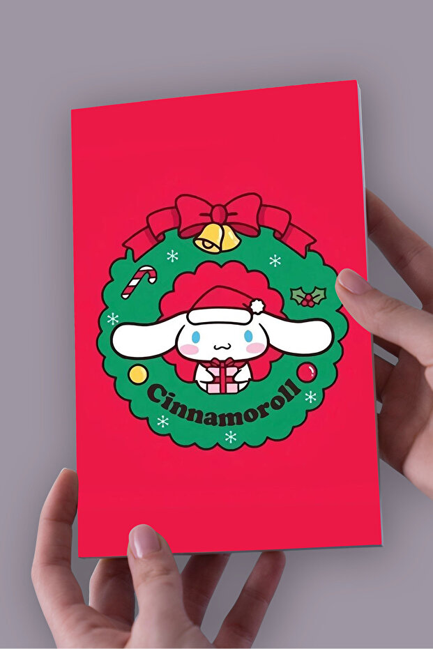 Melody Hello Kitty Christmas A5 Unlined Notebook (50 Pages) New Year Special