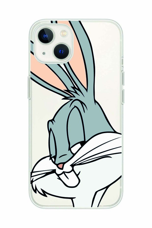 حافظة هاتف شفافة بنمط باغز باني متوافقة مع آيفون 13 - 1