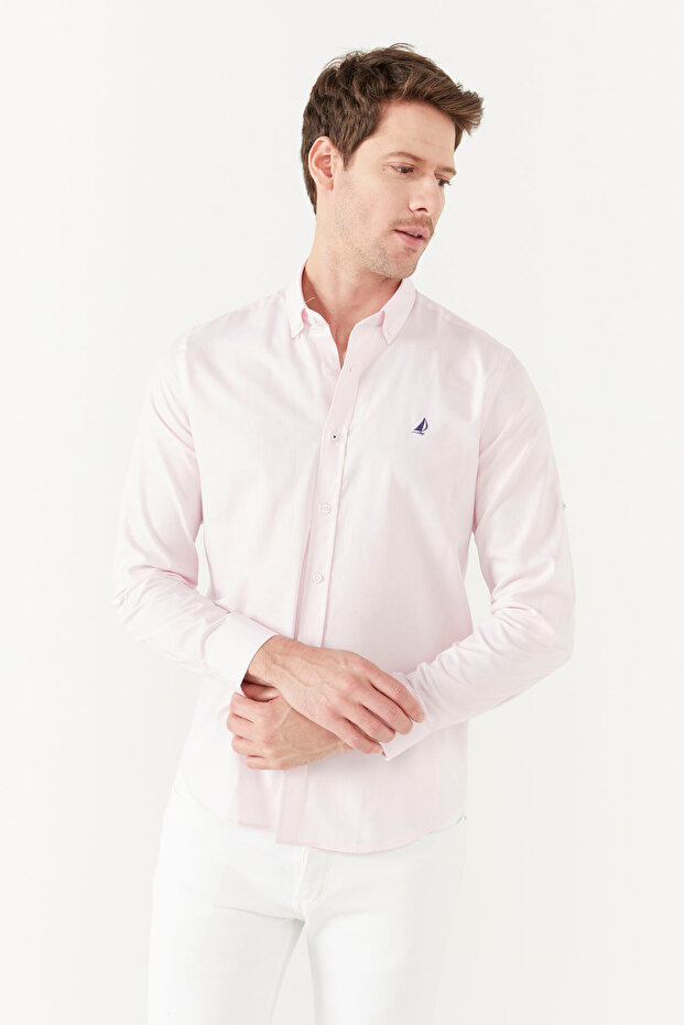 SLIM UZUN KOL GÖMLEK - 3