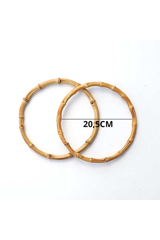 Bambu Çanta Sapı Halka Model 20,5CM - 1