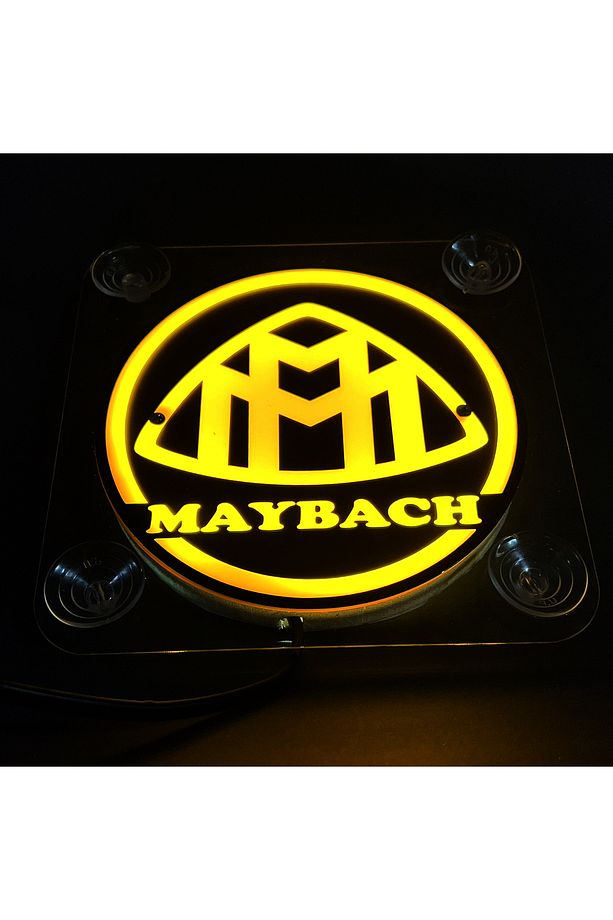 Maybach -tır Kamyon Cam Önü Ledli Arma -24 V -sarı- 1 Adet - 1