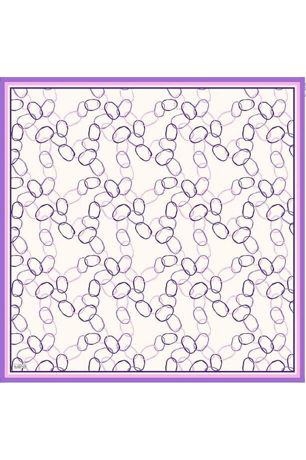 Soft Mor Desenli Eşarp 6090-10 - 1