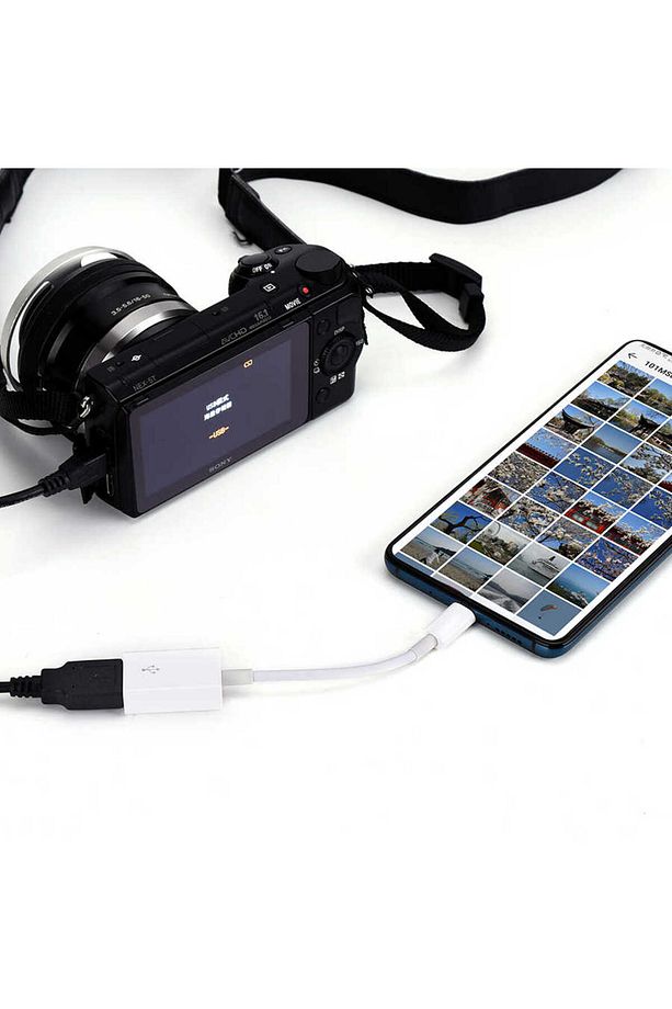 iPhone ve iPad için iOS Uyumlu Kamera, Flash Disk, Klavye ve Oyun Kolu İçin USB Bağlantı Adaptörü - 2