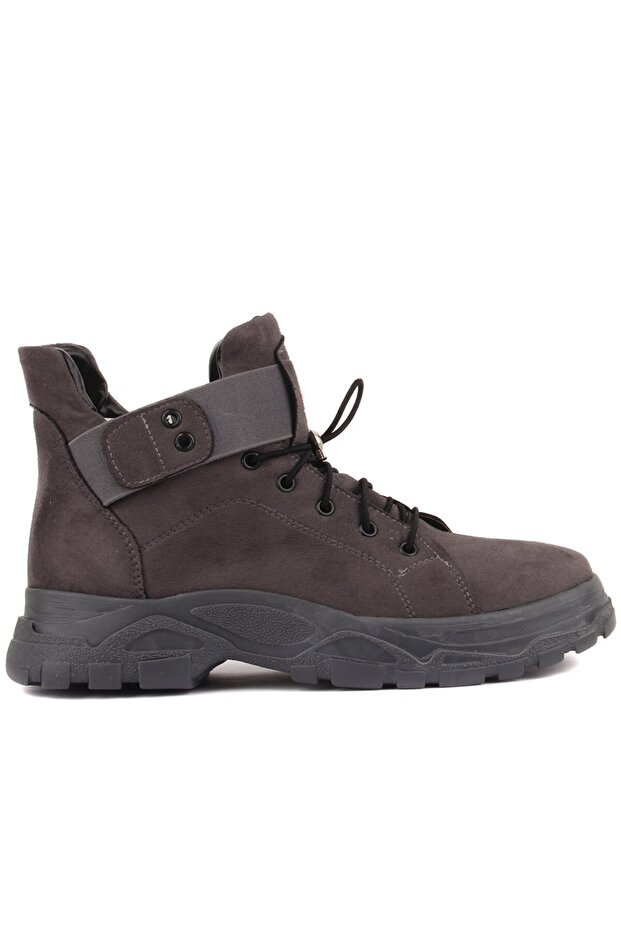 Lee Cooper - Smoke Color Lace Up Women's Boots