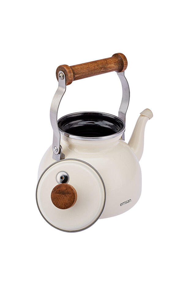 Royal Emaye Demlik Krem - 6