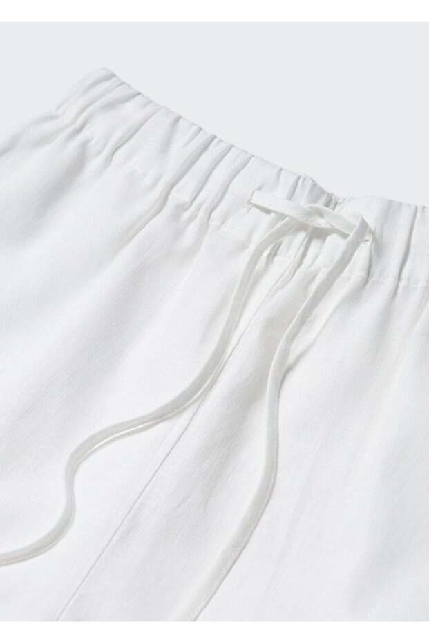 Keten Pijama Pantolon - 6