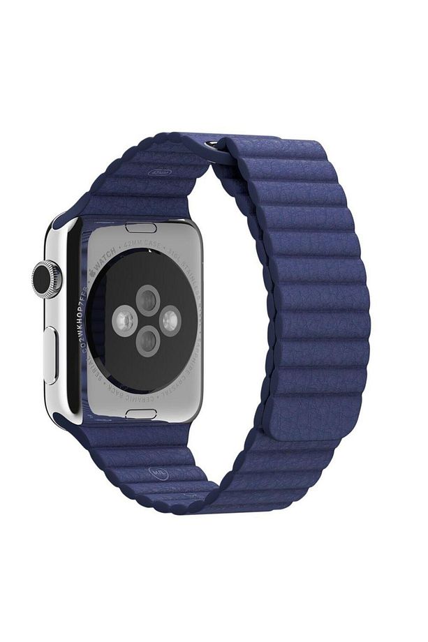 Apple Watch 4 5 6 7 8 9 42mm 44mm 45mm Uyumlu Leather Loop Kordon - 1