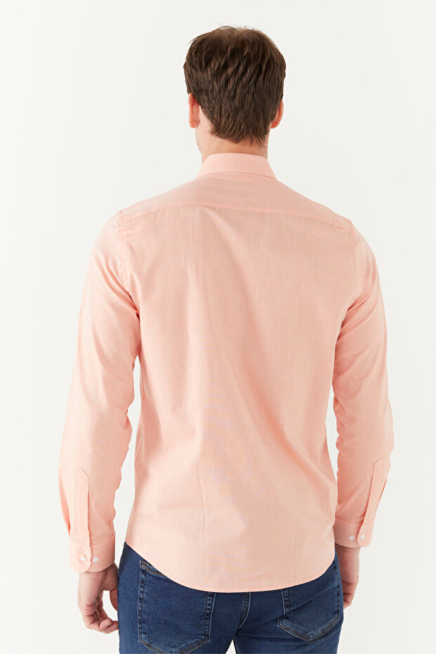 SLIM UZUN KOL GÖMLEK - 6