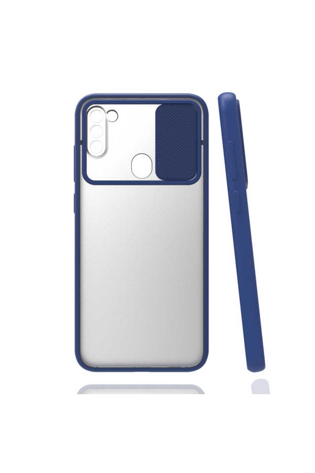 Samsung Galaxy A11 Compatible Case with Camera Cover Lens Protection Matte
