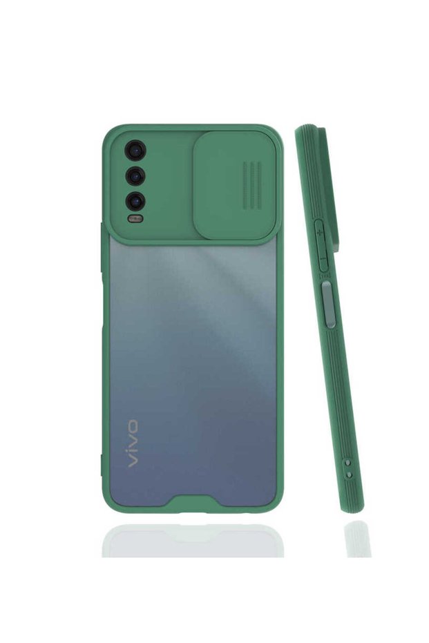 Vivo Y11S / Y20 / Y20S Compatible Case Matte Frosted Back Surface with Camera Cover Lens Protection