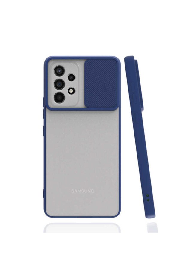 Samsung Galaxy A73 Compatible Case with Camera Cover Lens Protection Matte