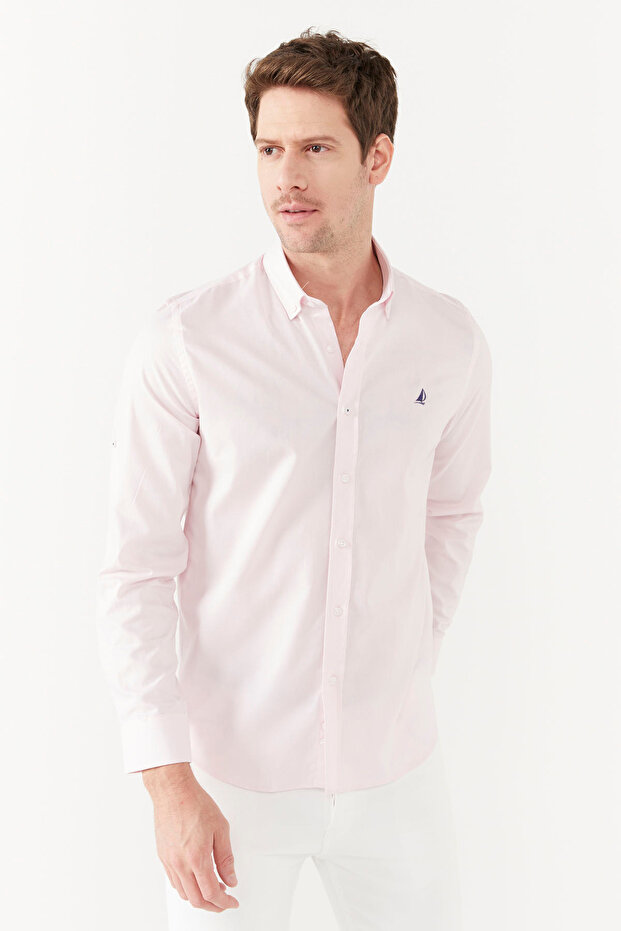 SLIM UZUN KOL GÖMLEK - 2