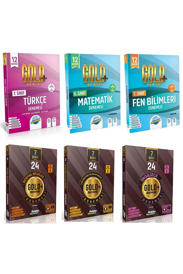 7. Sınıf Gold Deneme 6 lı Set - 1