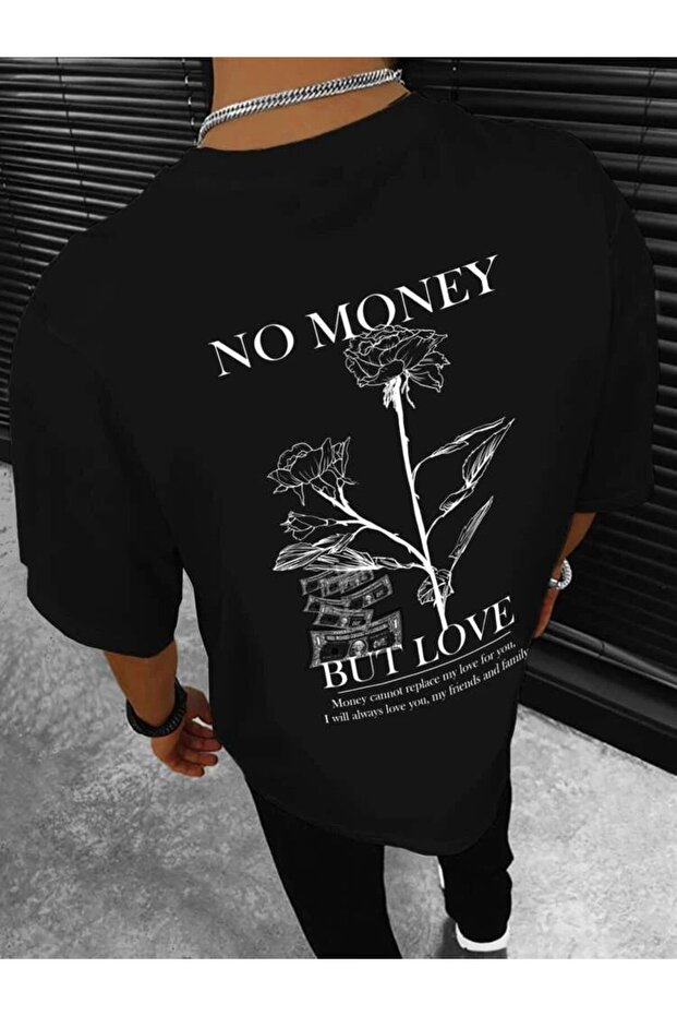 NO MONEY PRINTED OVERSIZED UNISEX T-SHIRT