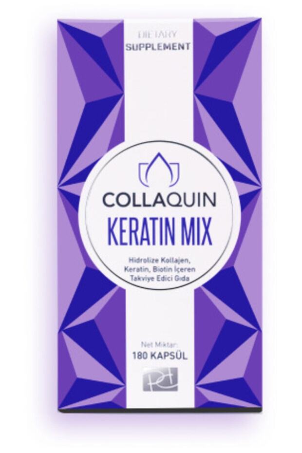 Keratin Mix 180 Kapsül saç tırnak cilt - 1