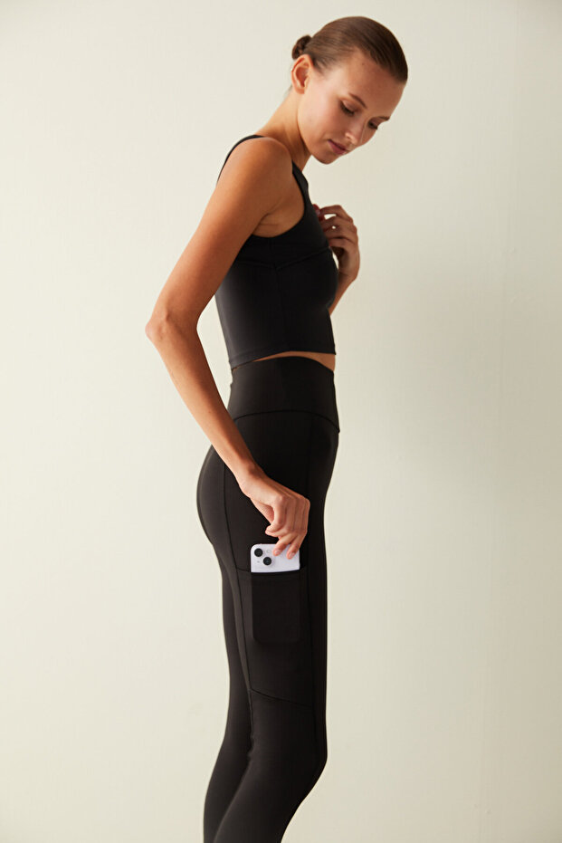 Cep Detaylı Tayt - 2