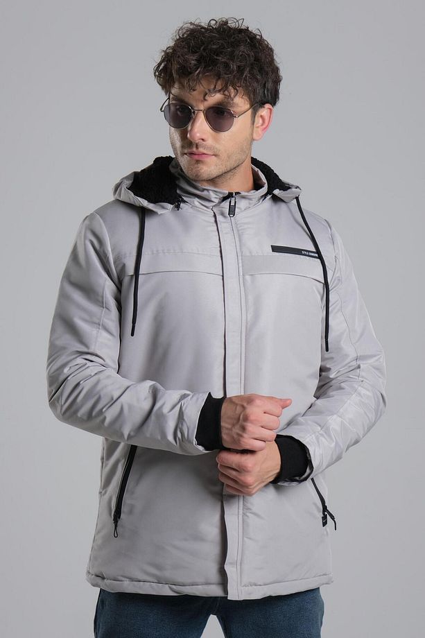 Style İçi Kürlük Su Geçirmez Mont/ Kaban PLDP 2912-50317 - 4