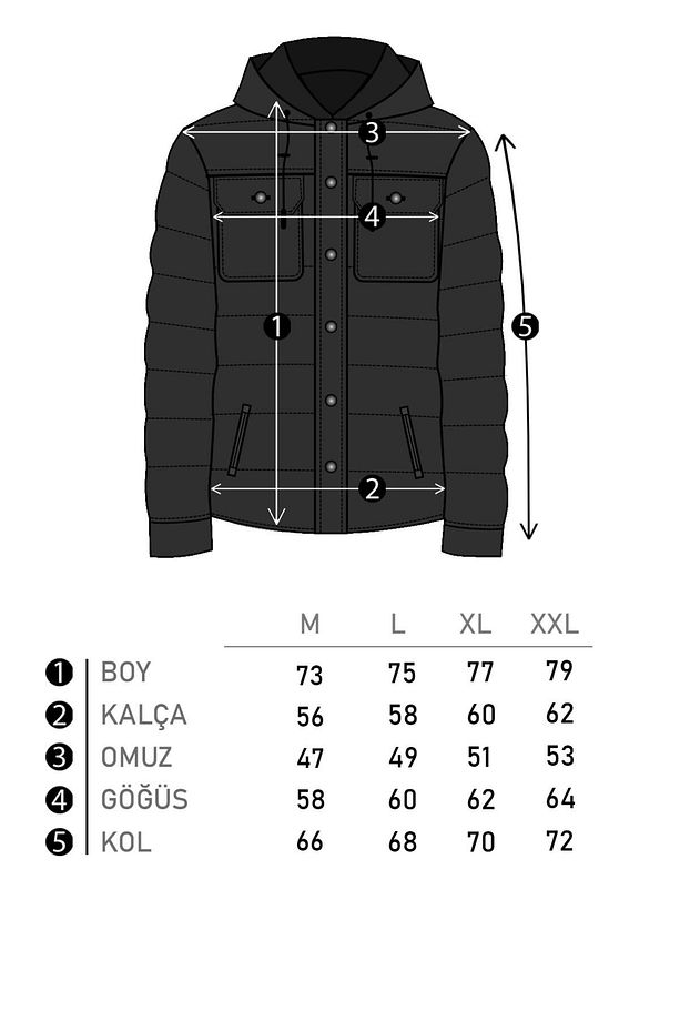 Style İçi Kürlük Su Geçirmez Mont/ Kaban PLDP 2912-50317 - 8