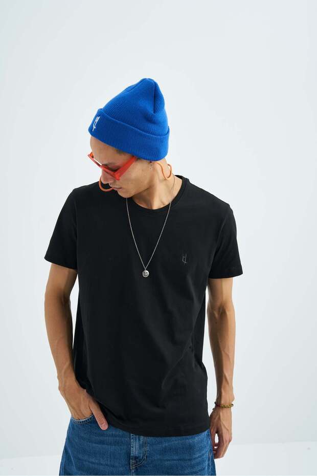 Unisex Basic Kısa Kol Tshirt - 1