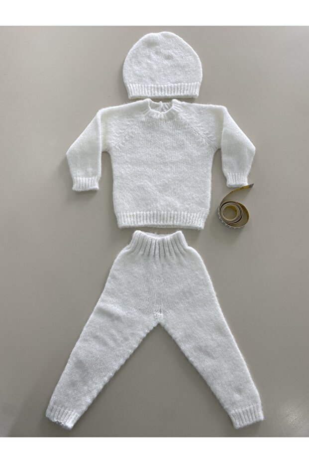 Baby 3 Piece Set - Bottom, Top and Beanie
