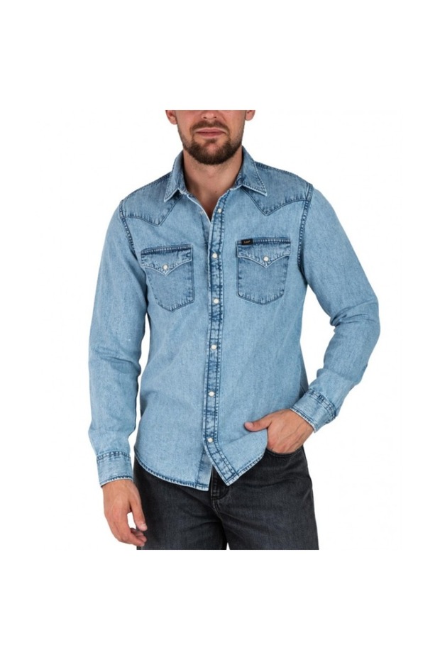 Erkek Jean Gömlek - 1
