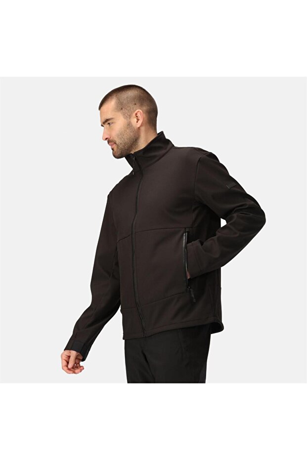Dendrick Softshell Erkek Ceket Siyah - 4