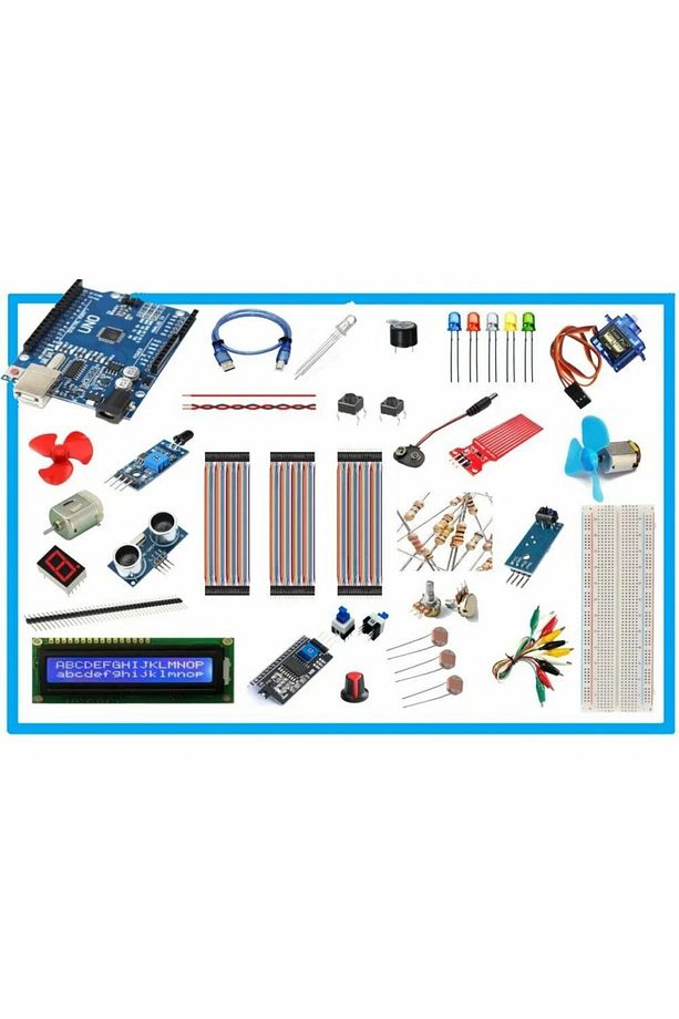 Uno R3 Başlangıç Seti 39 Parça 186 Adet Arduino Işık Set - 1