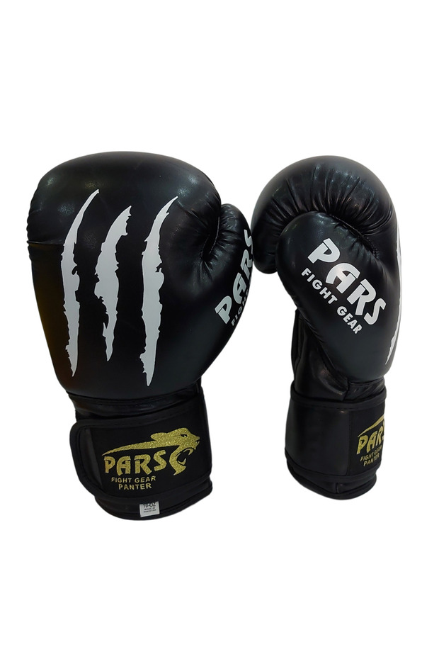 Panter Boks Kick Boks Muay Thai Eldiveni Siyah - 1