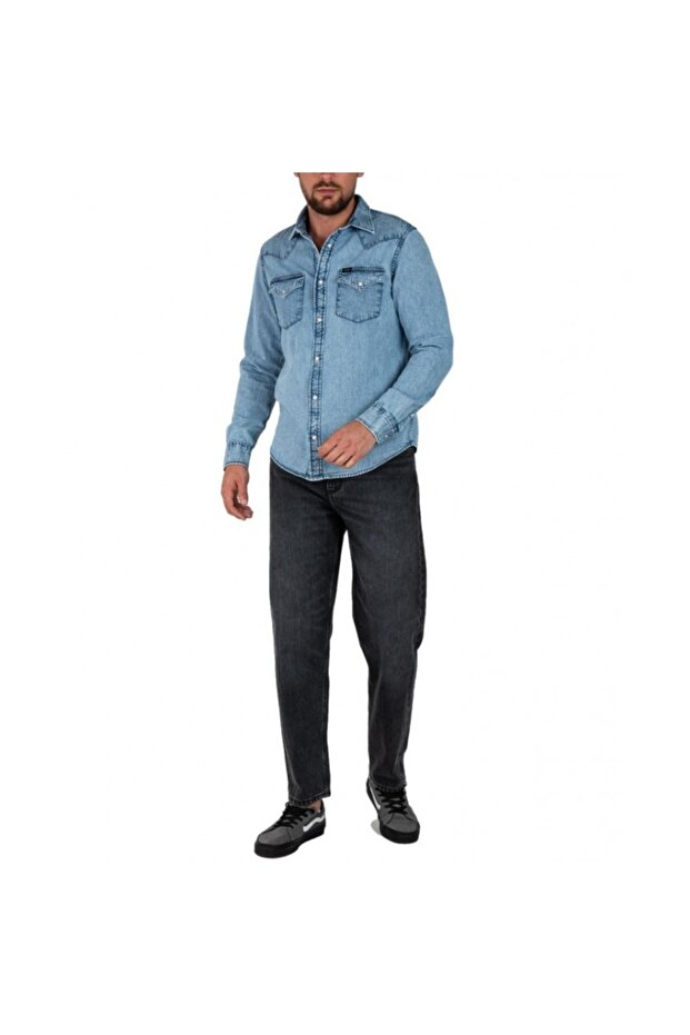 Erkek Jean Gömlek - 3