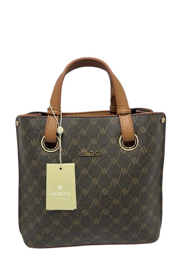 247 Point Hand & Shoulder Bag SCR247 BROWN