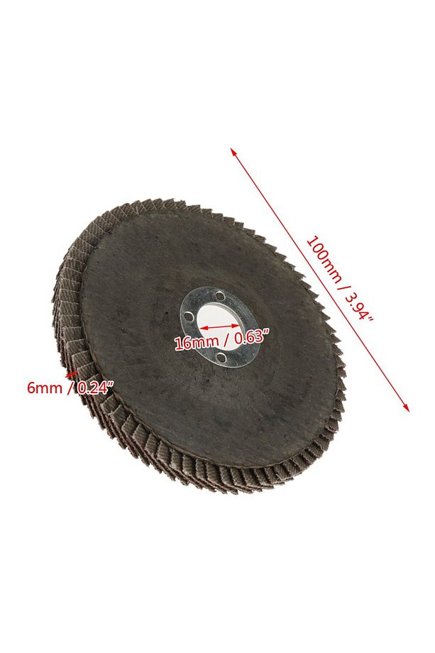 avuç taşlama makinesi için 115mm 10 Adet yaprak zımpra 10lu Flap Disk Alüminyum Oksit aşındırma - 5