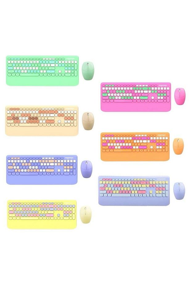 Kablosuz Klavye Ve Mouse Fare Set 104 Tuşlu Pc Notebook laptop Uyumlu ZN3438 - 2