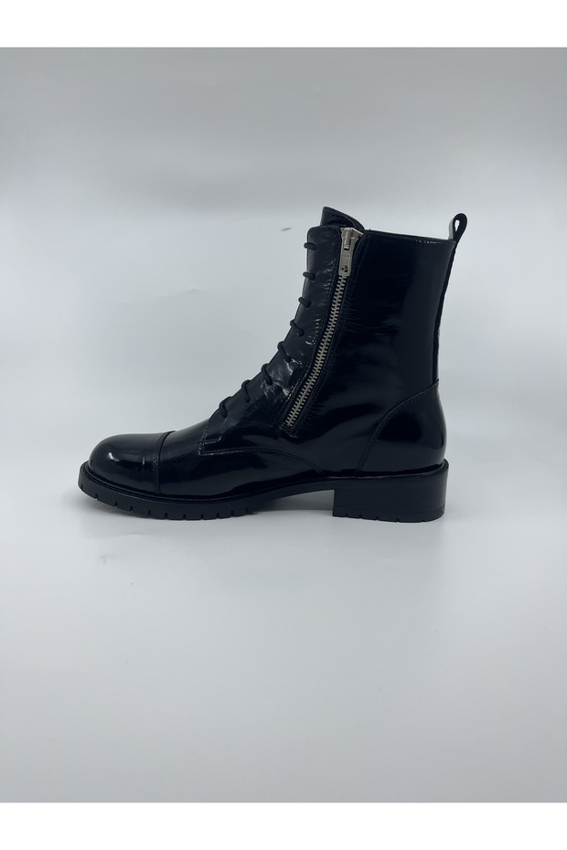 23Kk106 Hakiki Deri Klasik Kadın Bot - 3