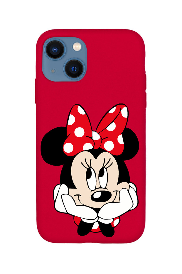 iPhone 15 Minnie Mouse Premium Silicone Phone Case