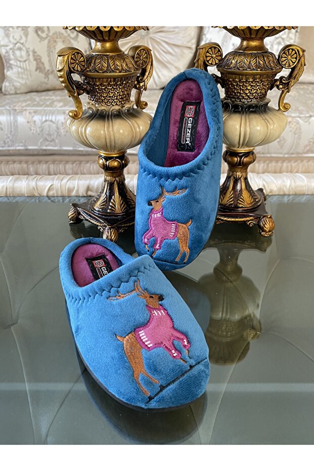 Havlu Kışlık Ev Terliği - 1