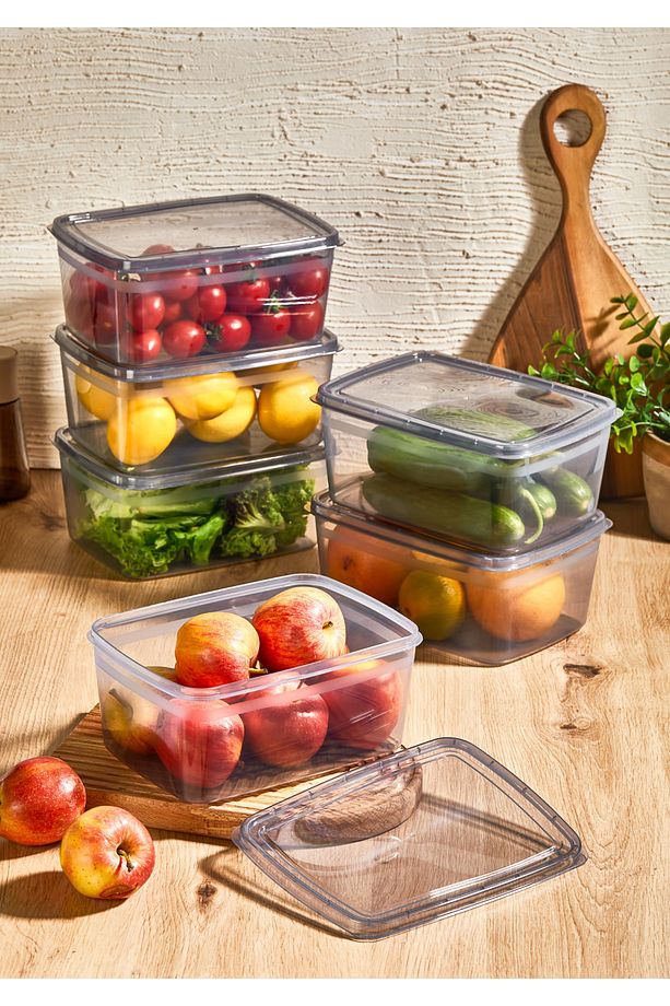 2 Adet Huge Füme Toz Ve Tablet Deterjan Saklama Kutusu Deterjan Saklama Kabı - 2 Litre - 2