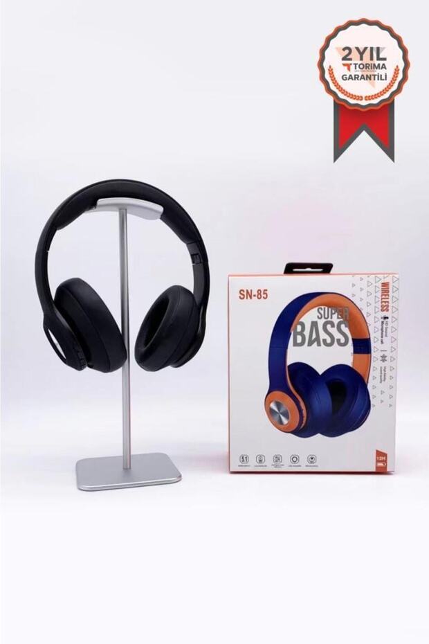 Sn-85 Kablosuz Kulaklık Bluetooth 5.1 Siyah - 3
