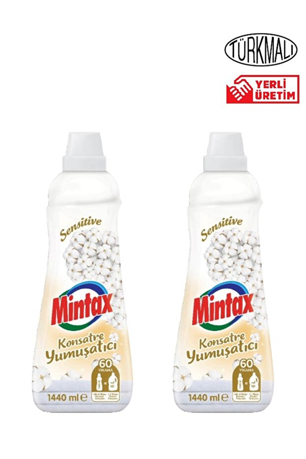 ÇAMAŞIR YUMUŞATICISI MİNTAX SENSİTİVE 1440MLX2 ADET - 1