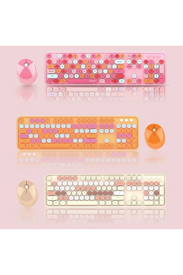 Kablosuz Klavye Ve Mouse Fare Set 104 Tuşlu Pc Notebook laptop Uyumlu ZN3438 - 2