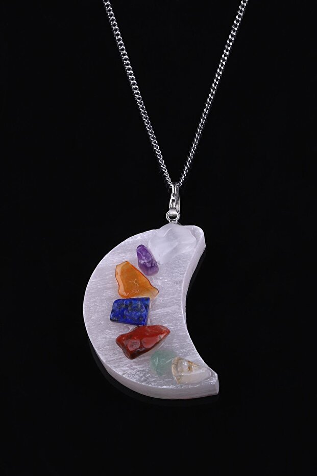 Selenite - Chakra Natural Stone Necklace
