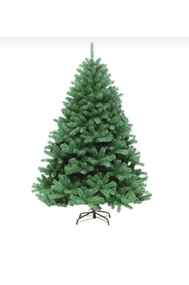 Yılbaşı Lüks Yeşil Çam Ağacı 180cm 450 Dal Demir Ayaklı - 1