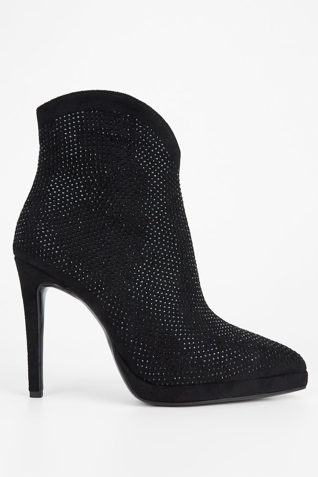 Women's Genuine Leather Heeled Boots 654 135b Bn Boots Sk23/24