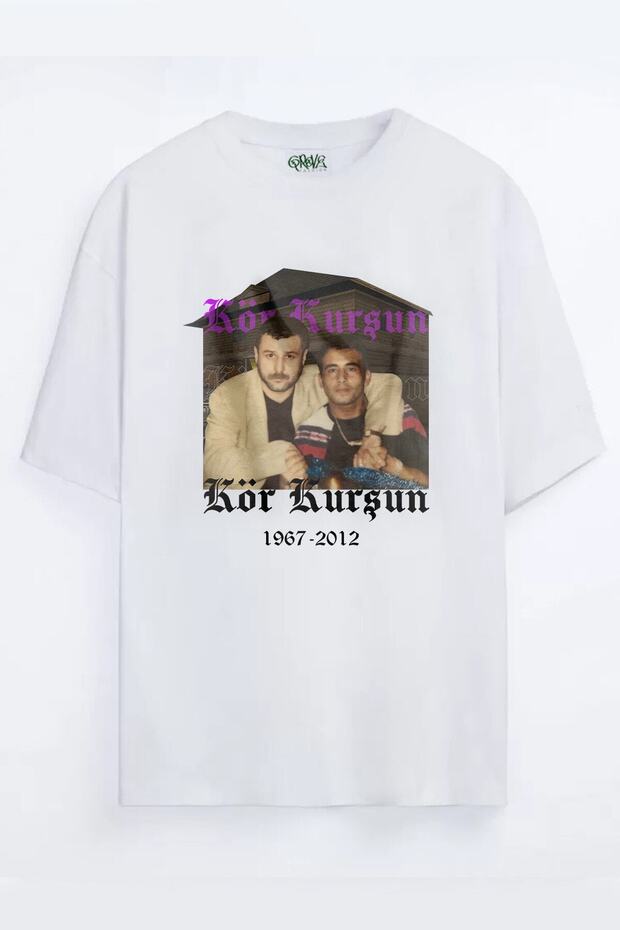 Azer Nightingale And Killa Hakan Printed Unisex Oversize T-shirt