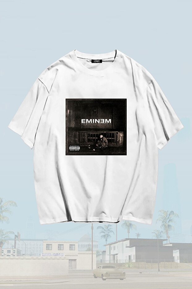 Eminem Marshall Mathers Lp Printed Unisex Oversize T-shirt