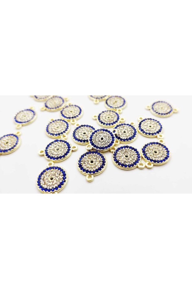 5 Pieces Evil Eye Model Jewelled Necklace Bracelet