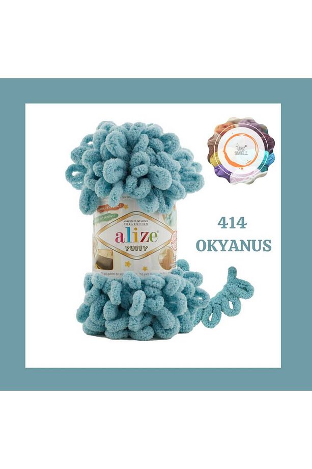 Puffy El Örgü İpliği (Tekli) - 100 Gr. 9 Mt. Parmak İpi, Panduf Battaniye İpi, Atkı Hırka İpi - 1