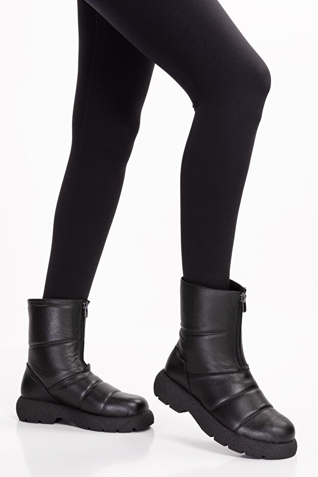 Genuine Leather Daily Stylish Non-Slip Sole Boots Tre.5070