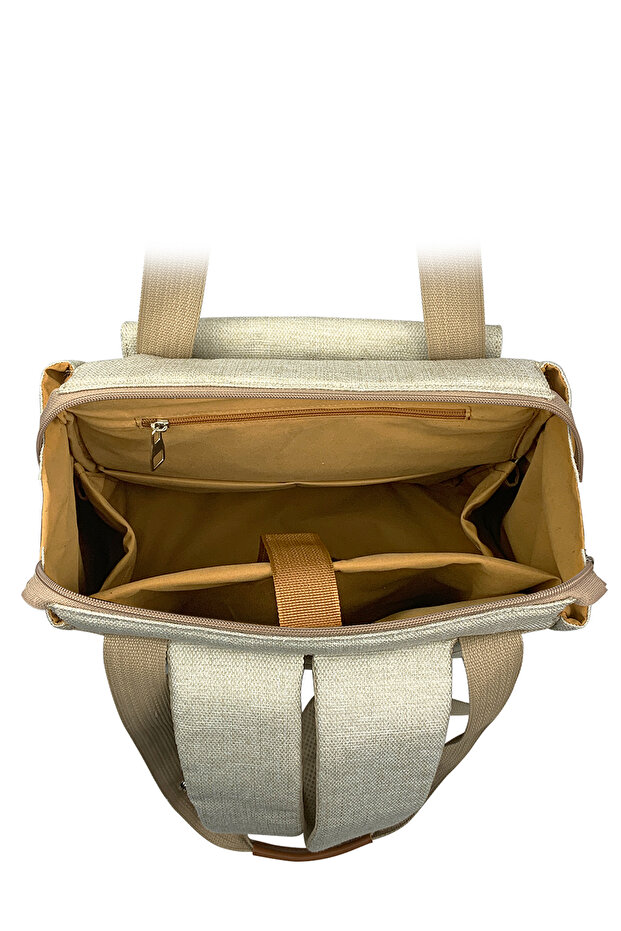 Platinum 2 In 1 Anne Bebek Bakım Sırt Ve Omuz Çantası-bej - 3