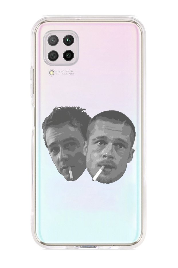 حافظة هاتف شفافة متوافقة مع هاتف Huawei P40 Lite