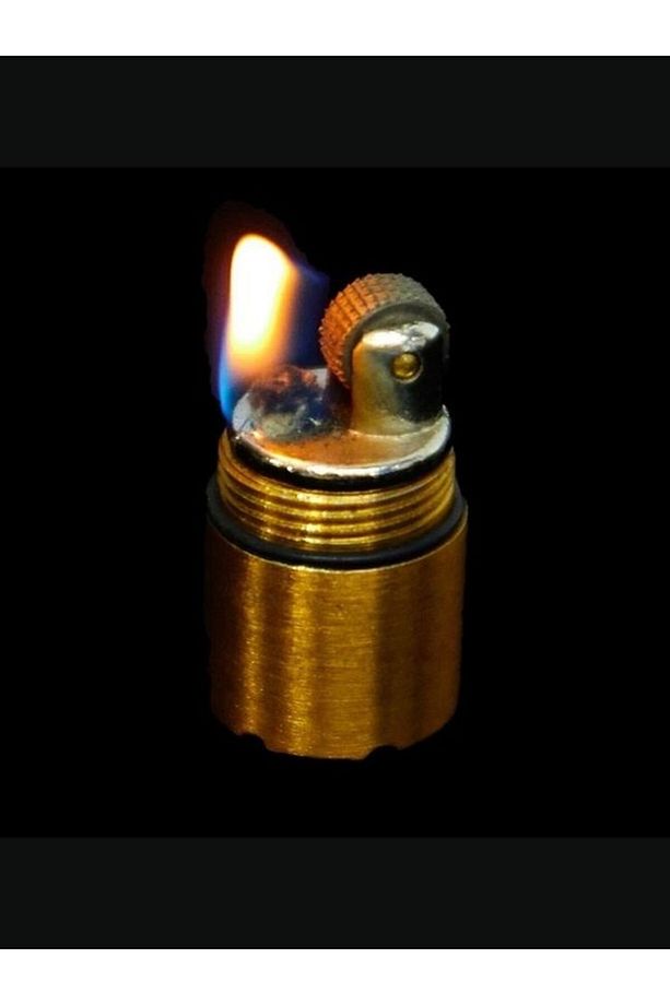 Ultra Mini Benzinli Çakmak Gold Renk Çakmak - 7